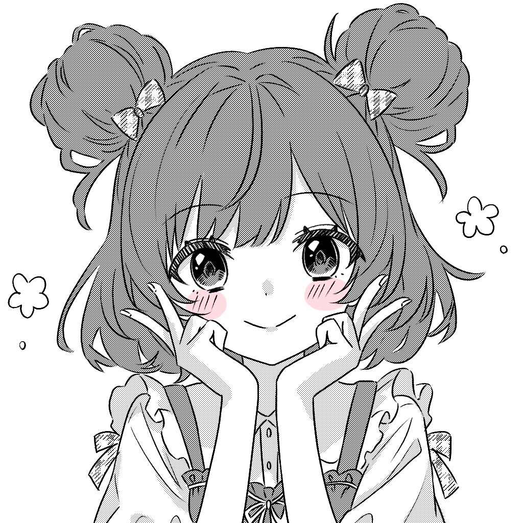 漫画風のSNSアイコン描きます SNS向け、可愛いアイコン制作いたします！ イメージ1