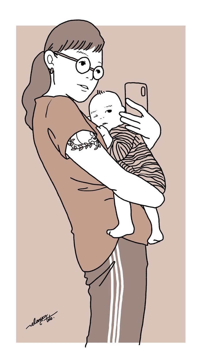 写真を元にシンプルなイラストを描きます 家族写真や友達同士で撮った画像をイラスト化します！ イメージ3