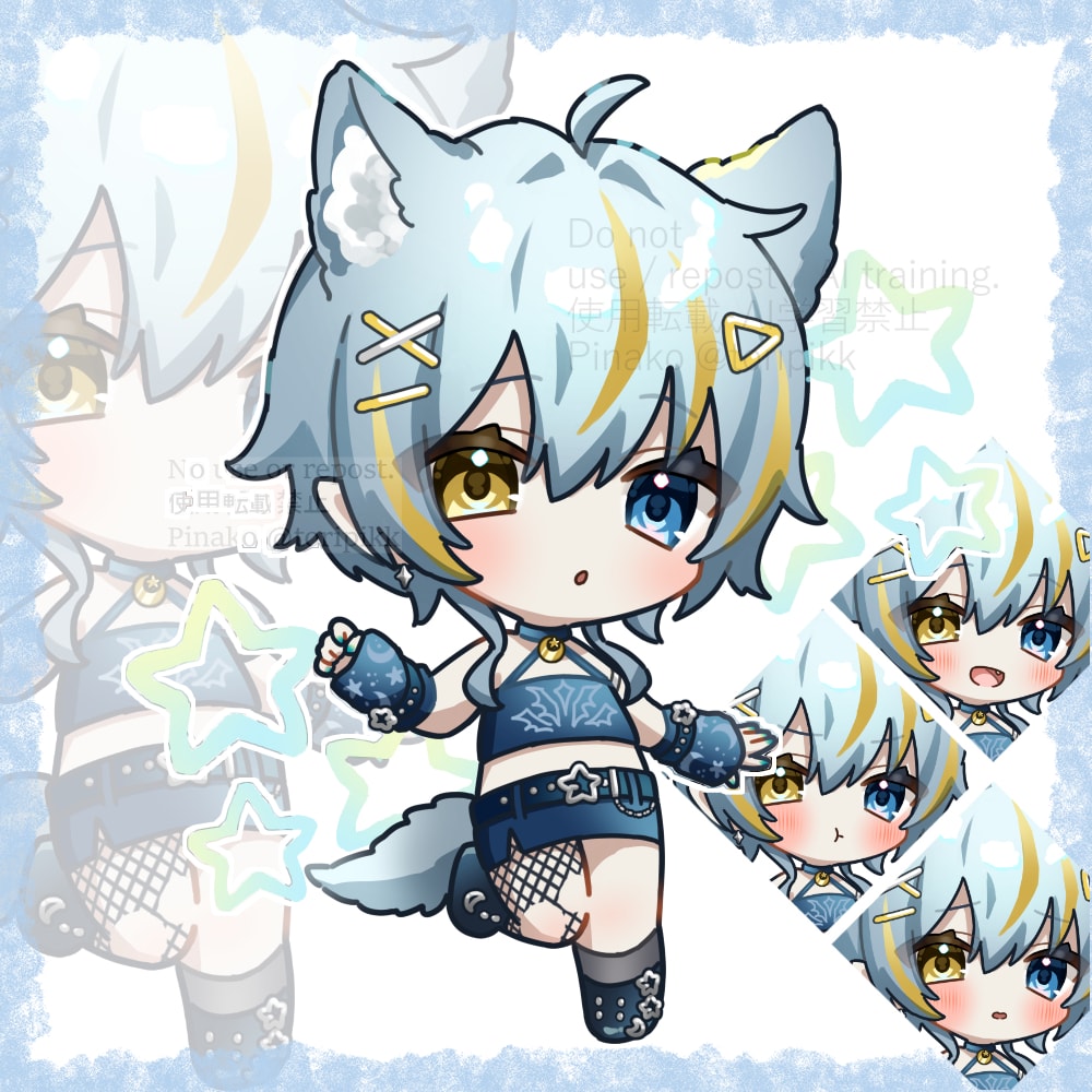 グッズ・スタンプに◎ SDイラストお描きします 可愛いミニキャラをご提供！ Vtuber／配信活動者さん等 イメージ2
