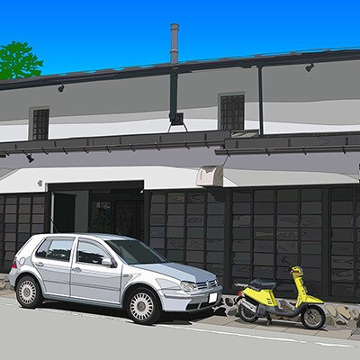 あなたの思い出のお車を描きます 思い出の車、お気に入りの愛車と景色であなただけの記念アートを イメージ5