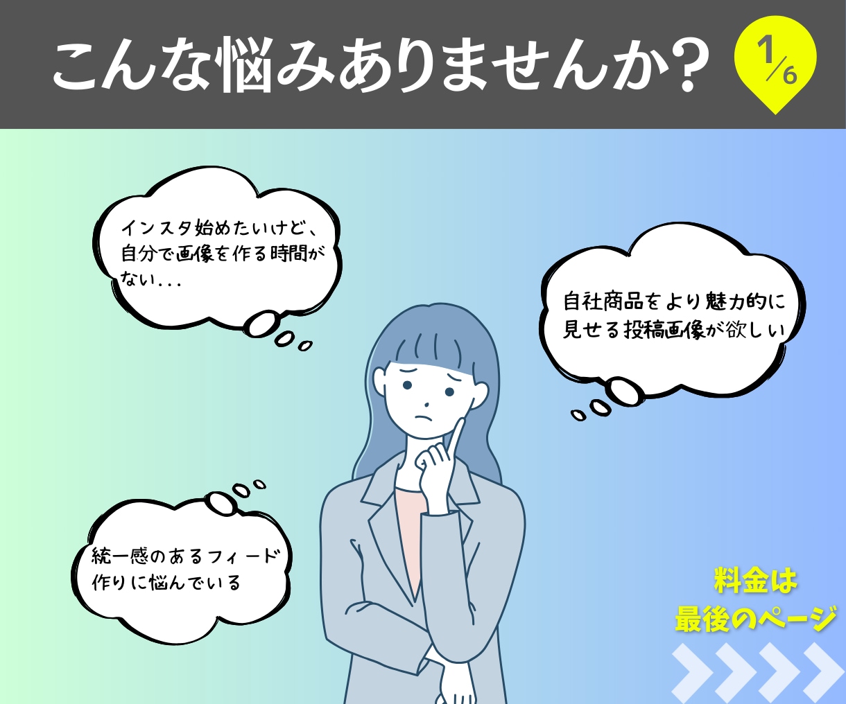 Instagramの投稿用画像作成します 訴求力のあるフィードで『選ばれる理由』をご支援します イメージ2