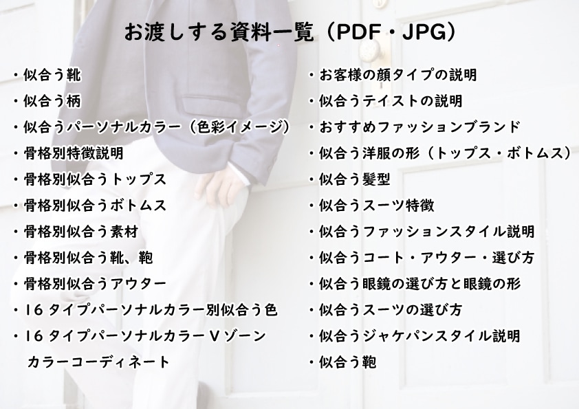 男性16パーソナルカラー・骨格・顔タイプ診断します ビジネス・プライベートにも！外見コンサルでできる男になる イメージ2