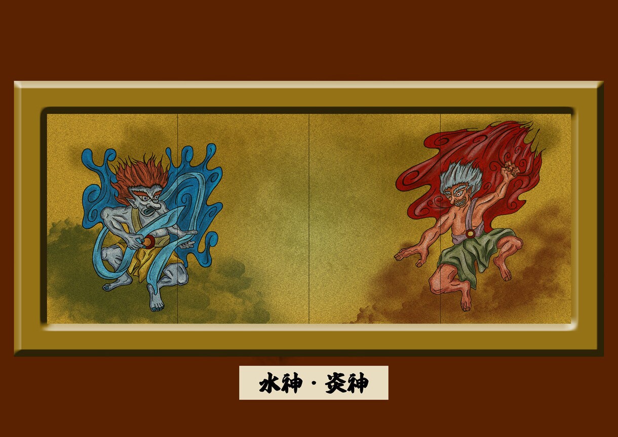 浮世絵・屛風絵・掛け軸描きます デジタルな浮世絵はいかかですか？ イメージ3