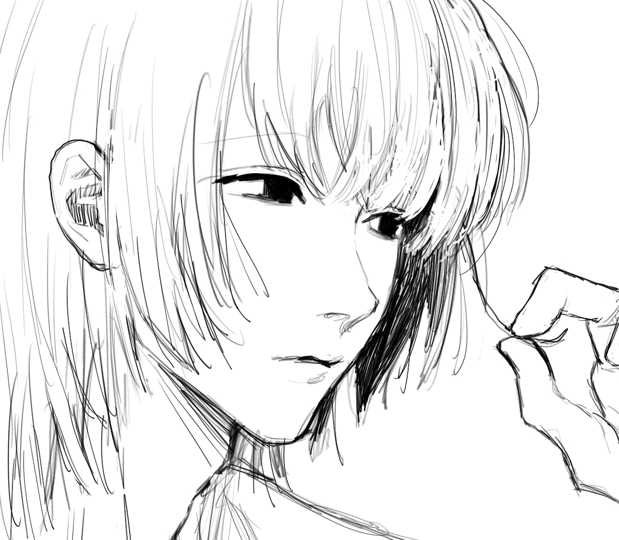 アイコンなど、モノクロで主に男性イラストを描きます あなた専用のキャラデザイラストを描きます イメージ8