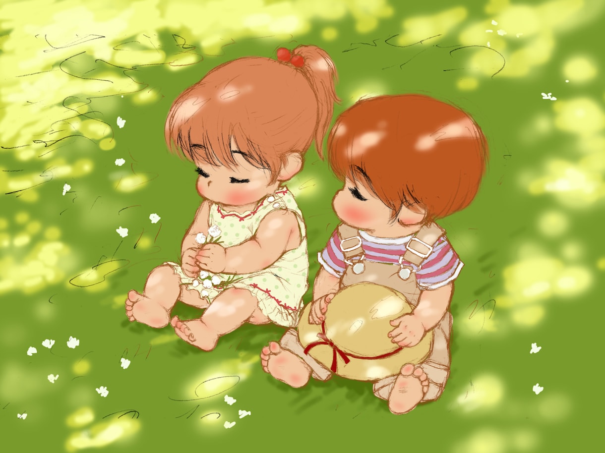かわいい、ほのぼの、癒しのイラスト制作ます イメージを優しく伝えるイラストです イメージ5