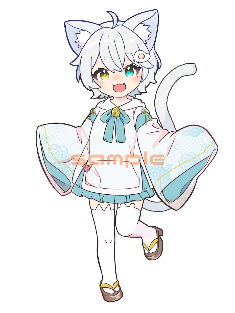 可愛い立ち絵、一枚絵を描きます 配信・SNS・全身・衣装デザイン・キャラクターデザイン イメージ1