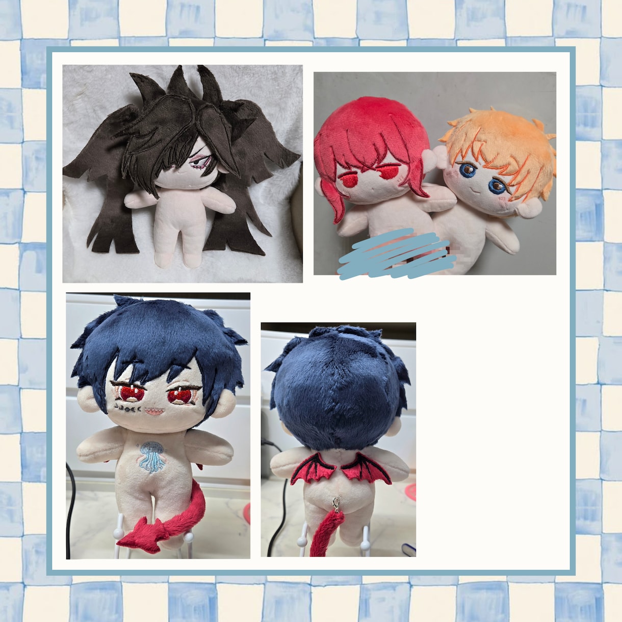 世界に一つだけのあなたのぬいぐるみをお届けします 一次創作  ぬいぐるみオーダーメイド  自作ぬい  綿花娃娃 イメージ7