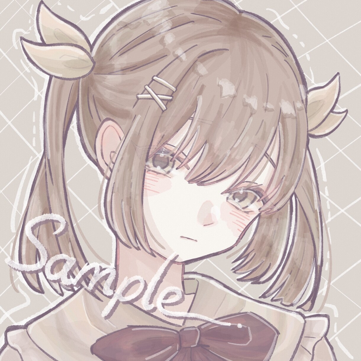 優しい雰囲気のアイコンイラストを描きます なんでもお気軽にご相談ください！ イメージ3