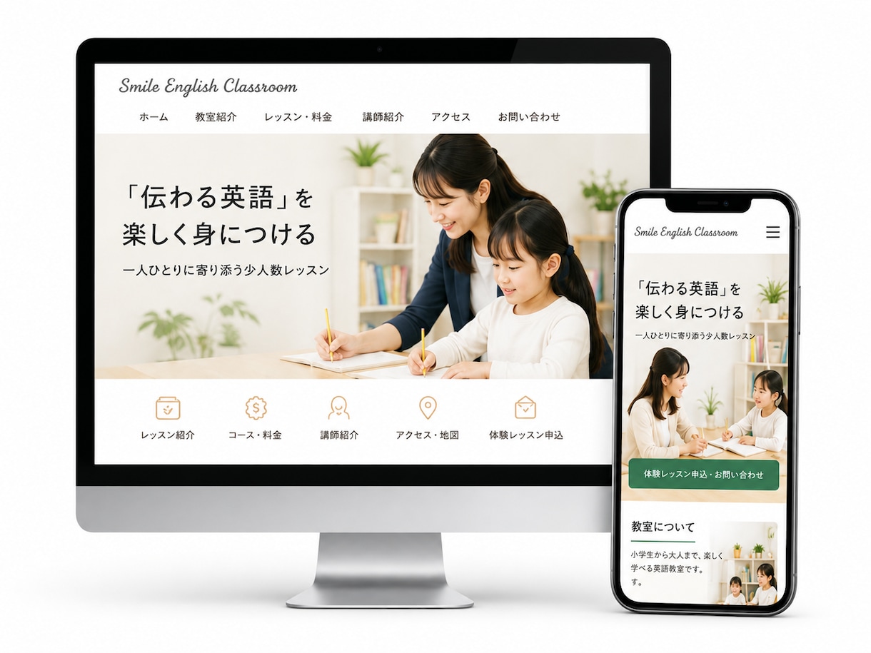 個人様向け！サロン・教室・店舗HP制作します Googleマップ対応・維持費ほぼ0円・公開までサポート イメージ2