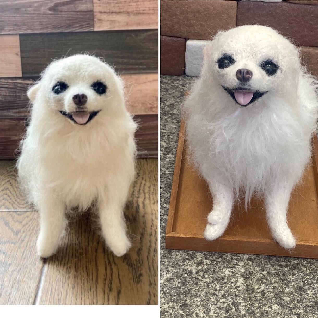 愛犬のオーダーメイド羊毛フェルトでお作り致します 羊毛フェルト作家BonBon☆Sucre イメージ2
