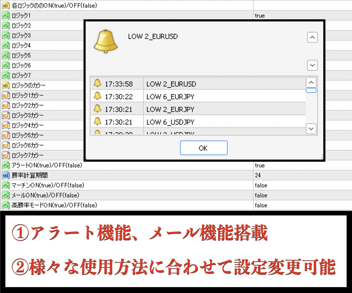 1分逆張り！無裁量バイナリーサインツール提供します マーチンなし！分析不要！厳選した7ロジックのサインに従うだけ イメージ4