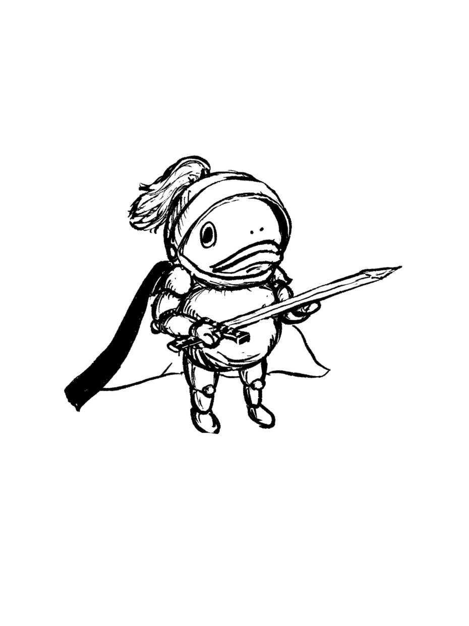 ファンタジーキャラ作成致します ゆるい手書き風ファンタジーキャラ作成致します。 イメージ1
