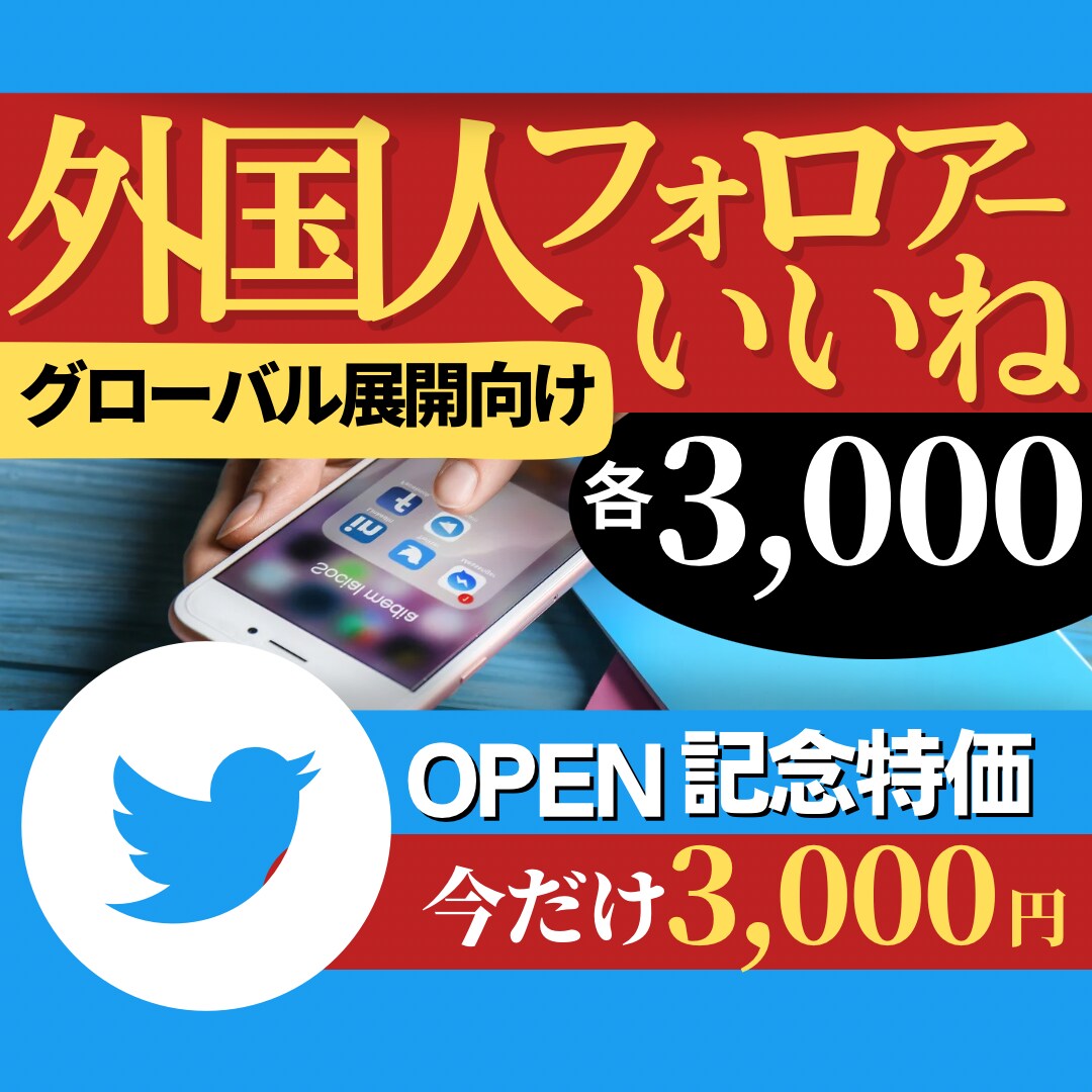 Twitterで世界を視野に活動する方を応援します 日本の人口とは比べものにならない数の世界ユーザーにアプローチ イメージ1