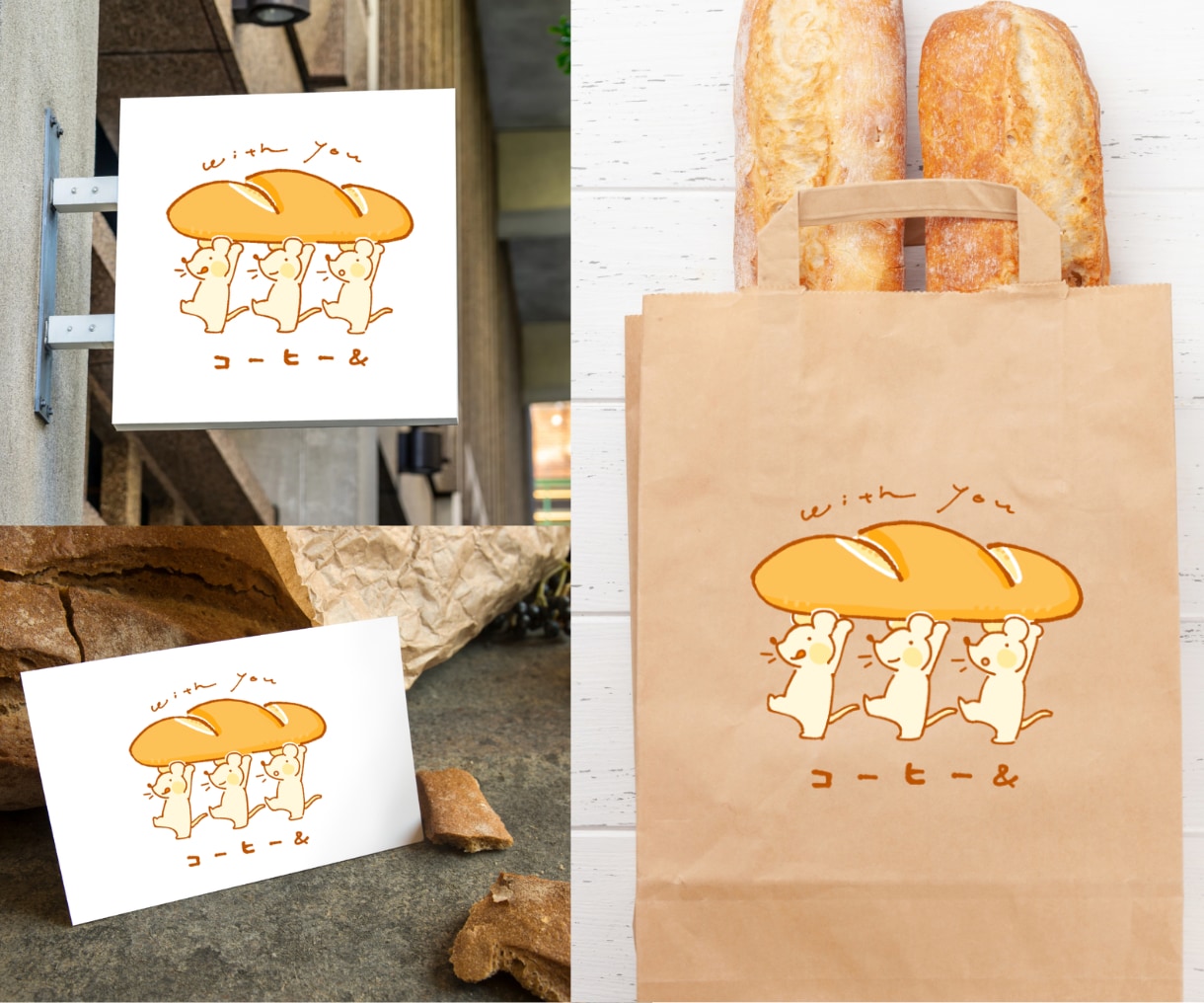 ナチュラルでかわいい絵本のような手描きロゴ作ります 想いをつたえる丁寧なデザイン＊看板・ショップカード・SNSに イメージ5