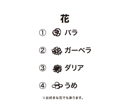 ほのぼの・ぽてぽてのウェルカムボード作成します シンプルカラーのイラストなのでフラワー装飾にぴったり イメージ7
