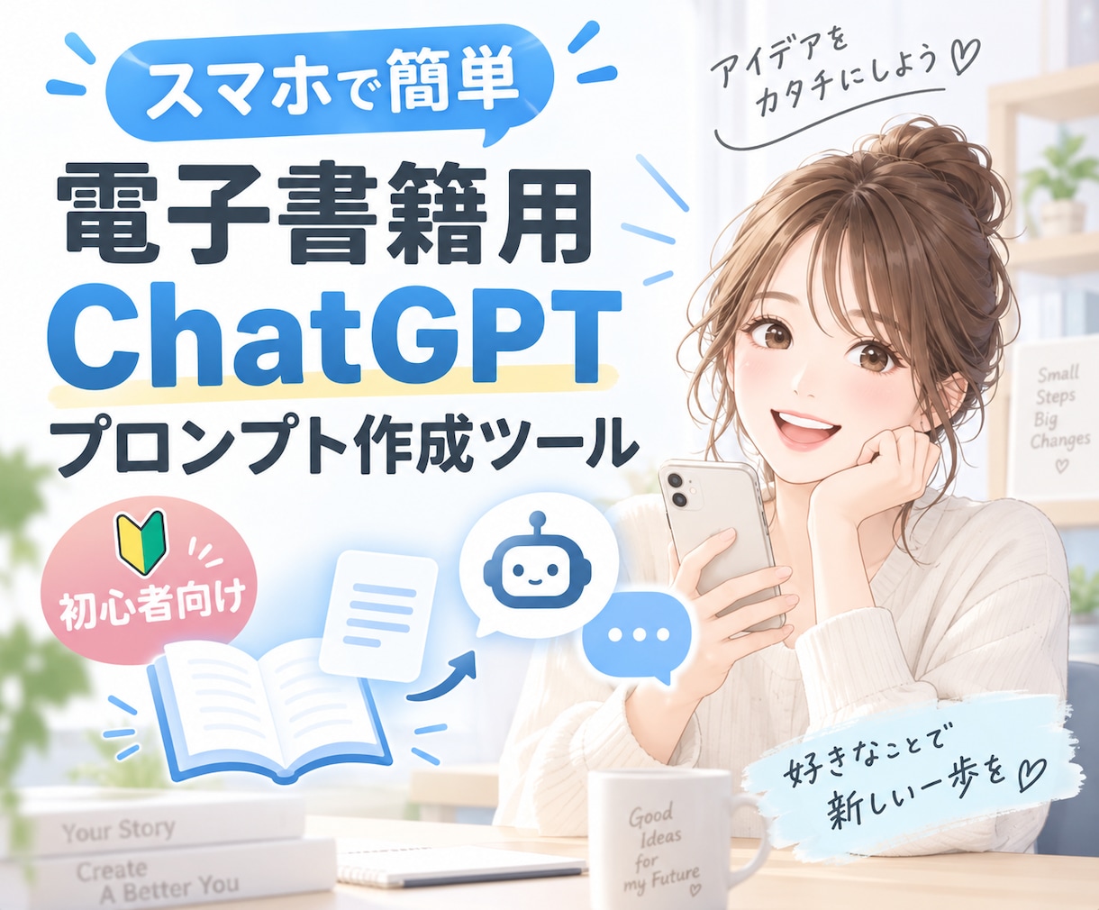 電子書籍用のプロンプト作成ツールを提供します プロンプト作成からEPUB化まで、電子書籍づくりをサポート！ イメージ1
