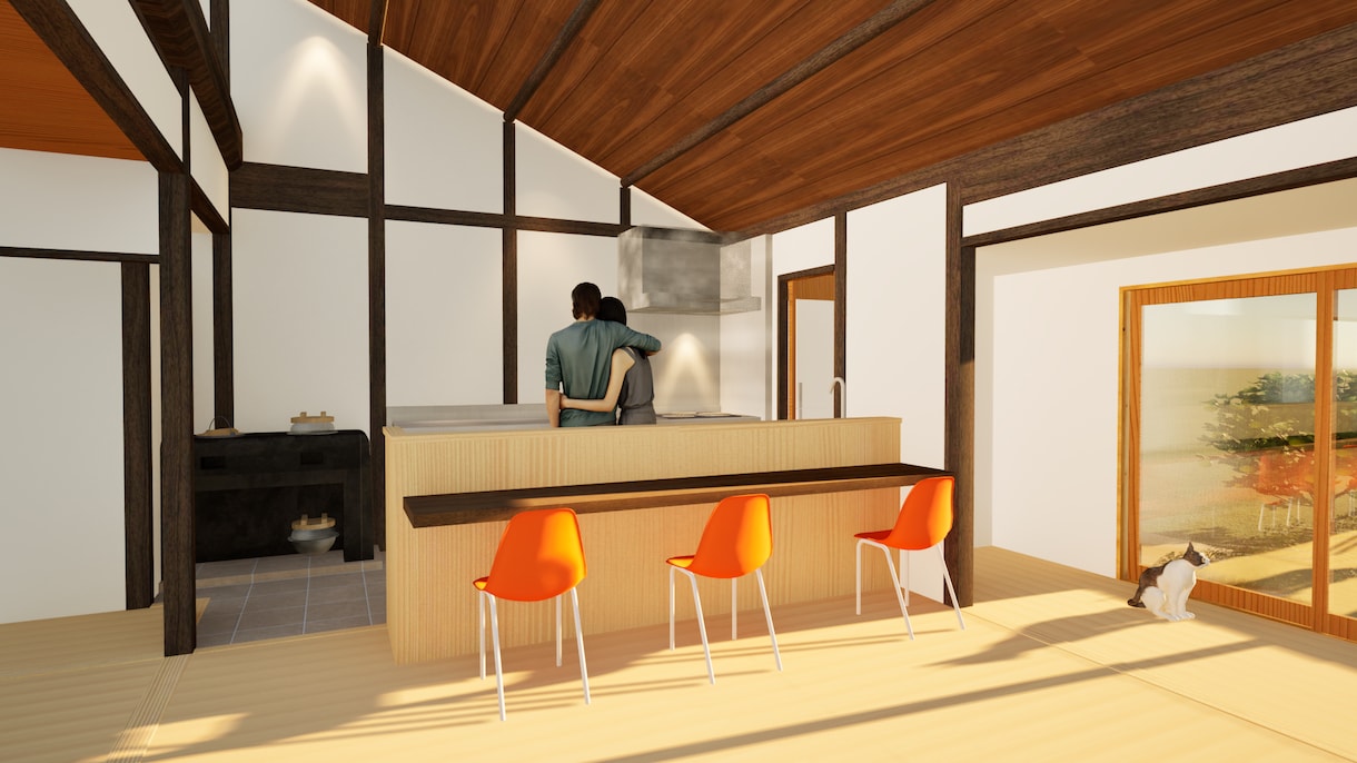 住宅・店舗などの内観パース作成します リアルな内観ＣＧパースを作成します。 イメージ3