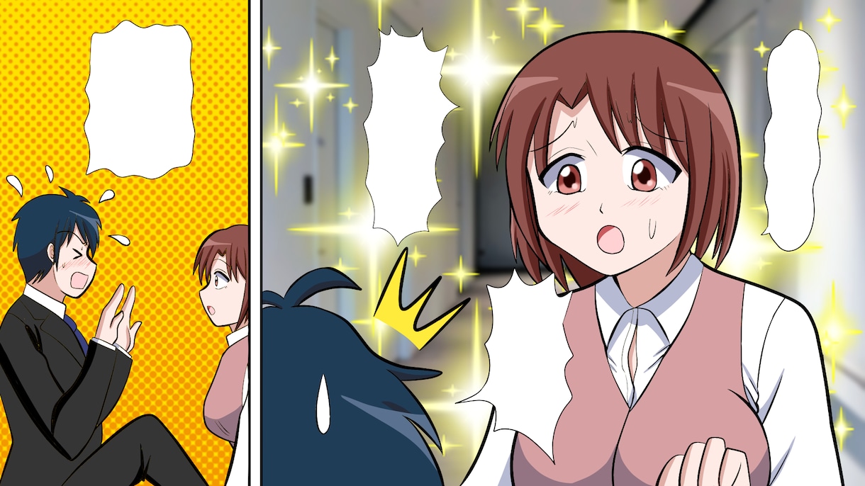 ご希望の絵柄でどんな漫画でも描きます 実績多数！漫画動画1ページ1000円！サムネは2000円！ イメージ5