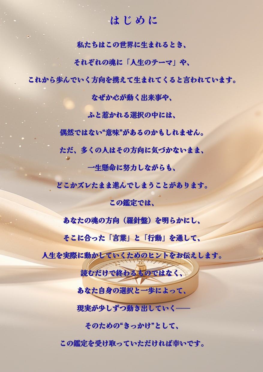 五大占術で魂を読み解く本格鑑定書をお届けします 四柱推命×ホロスコープ×マヤ暦×数秘×姓名判断で多角鑑定！ イメージ3