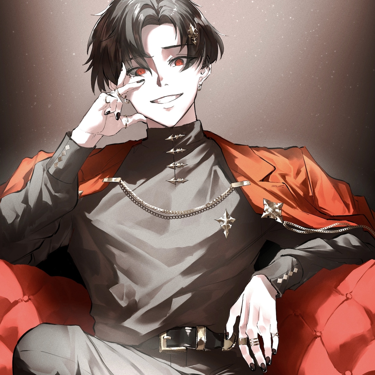 キャラクター、立ち絵、MVイラスト、表紙描きます クールでかっこいいイラストを描きます イメージ1