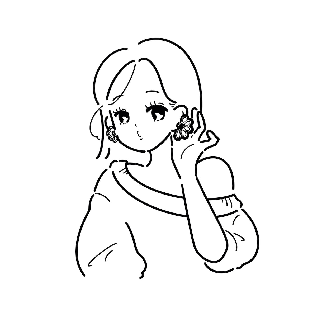 唯一無二の、シンプルでオシャレなイラストを描きます SNS アイコン、グッズイラスト、ショップロゴ etc イメージ2