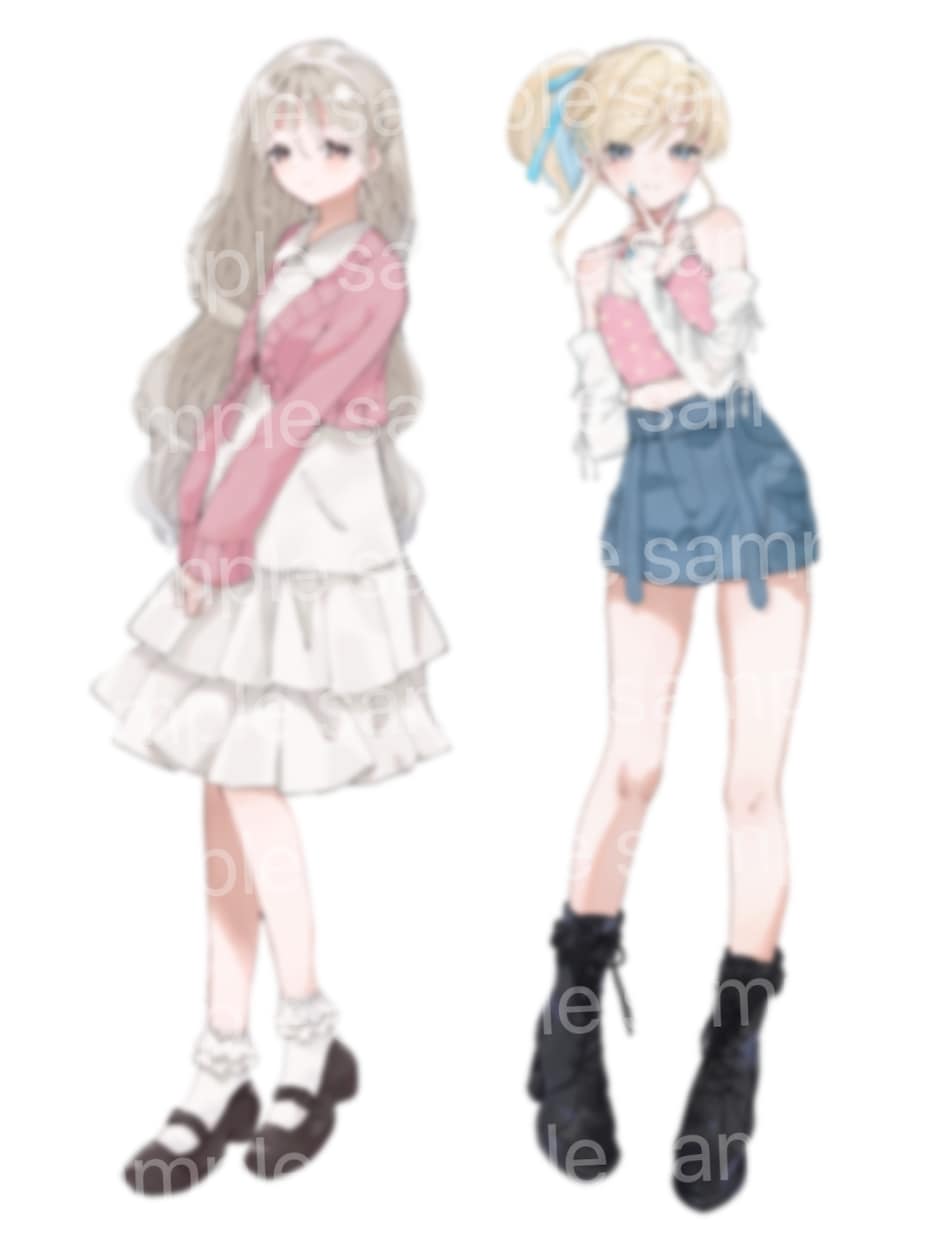 複数提案!ヒアリング重視で衣装&立ち絵を描きます こだわりを最高に可愛く!納得いくまで寄り添います(*^-^ イメージ10