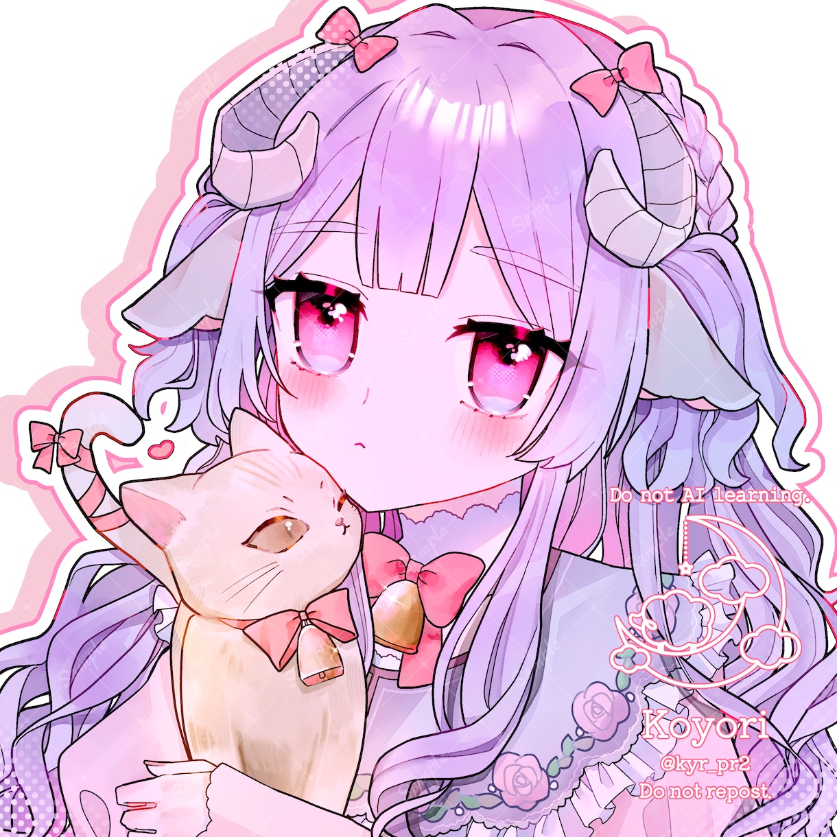 かわいい雰囲気♡お好きな1枚絵作成します MV用イラスト・1枚絵・アイコンなど幅広く対応いたします◎ イメージ1