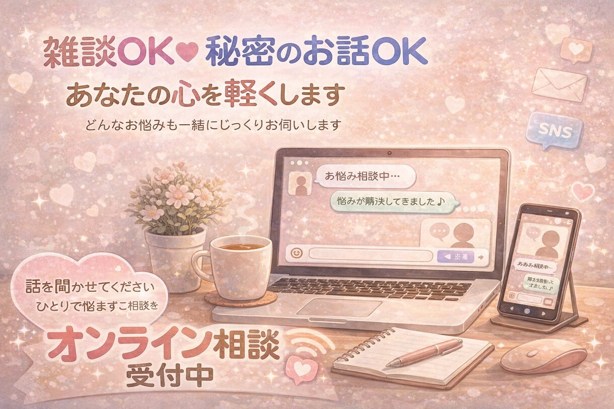 楽しく、秘密も！どんな事でも歓迎します 盛り上がりや共感まで幅広く行っております！ イメージ1
