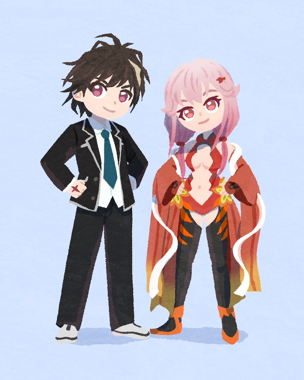 Vtuber様歓迎！心を彩る絵本風イラスト描きます 物語性を感じる絵本タッチの立ち絵・一枚絵を制作します イメージ4
