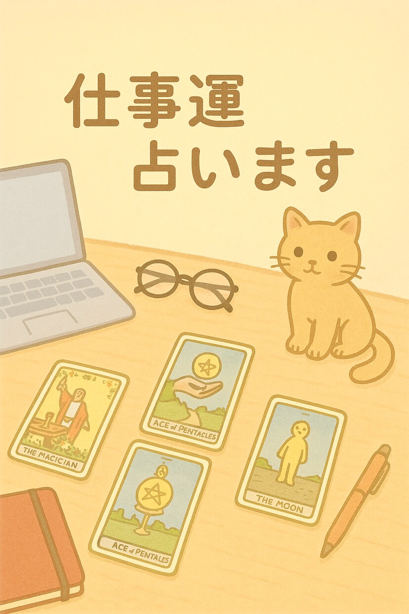 あなたのお仕事運占います あなたの才能と未来を導くプチタロット占い イメージ1