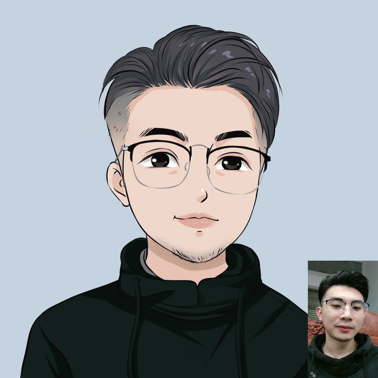 綺麗な似顔絵を描きます お写真を元に似顔絵イラストをお描きします！ イメージ1