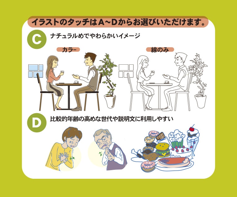 選べるタッチでイラスト描きます ブログやSNS、チラシやポストカードにオリジナル感を！ イメージ3