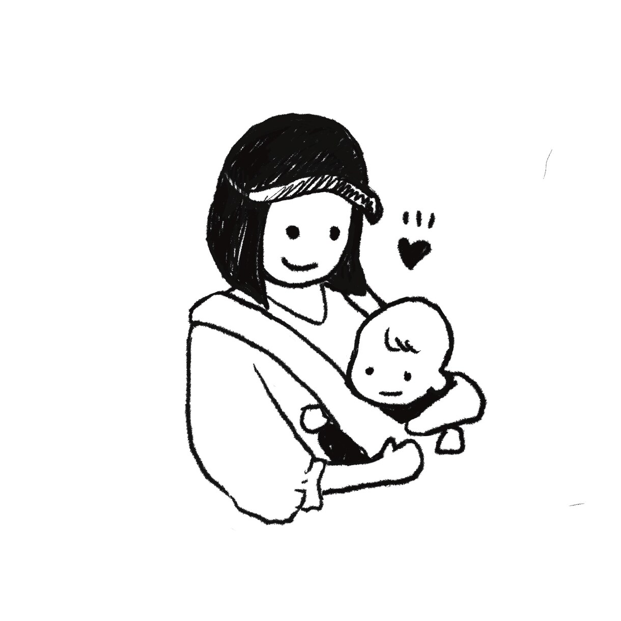 赤ちゃんの似顔絵描きます SNS向けのゆるふわ似顔絵を描きます！セットなら大人もOK イメージ4