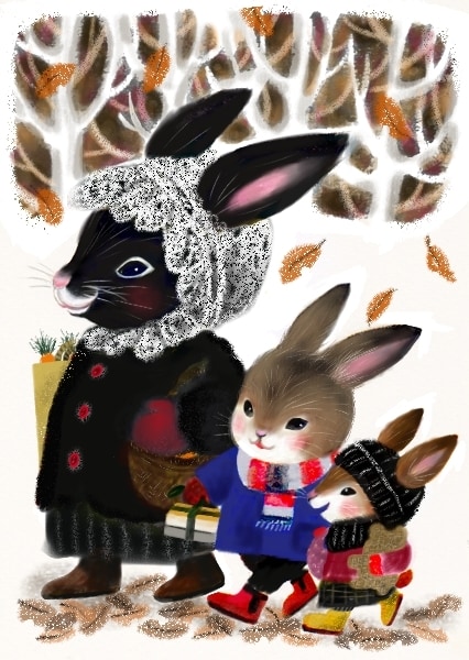 可愛い動物描きます 絵本風のイラストがお好みの方に☆ イメージ3