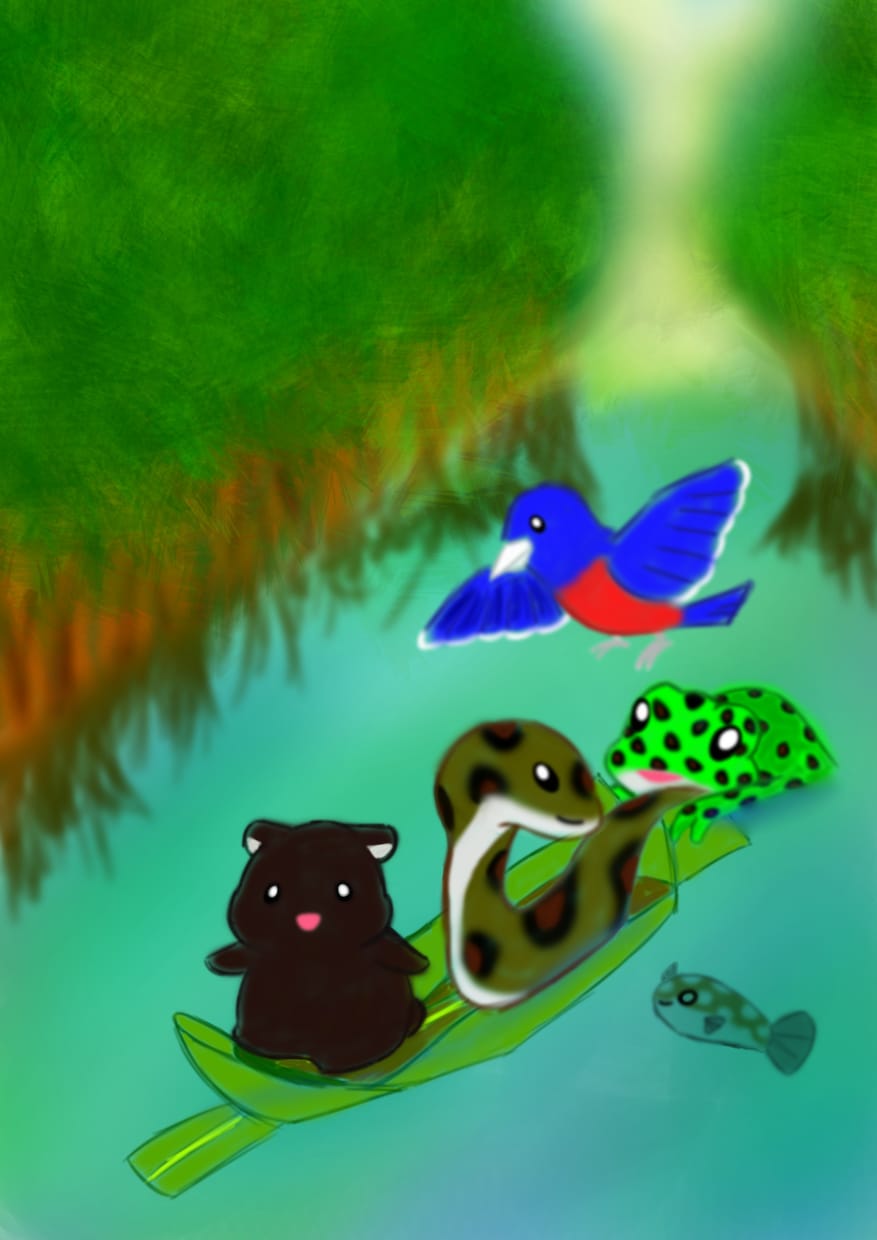 貴方のために「イラスト」を制作します シンプルでカワイイを意識したデフォルメキャラ描きます！ イメージ1