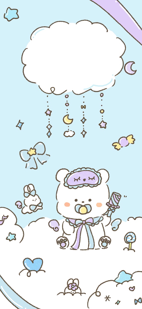 かわいい壁紙や記念イラスト描きます 自分用や人へのプレゼントにも！ イメージ4