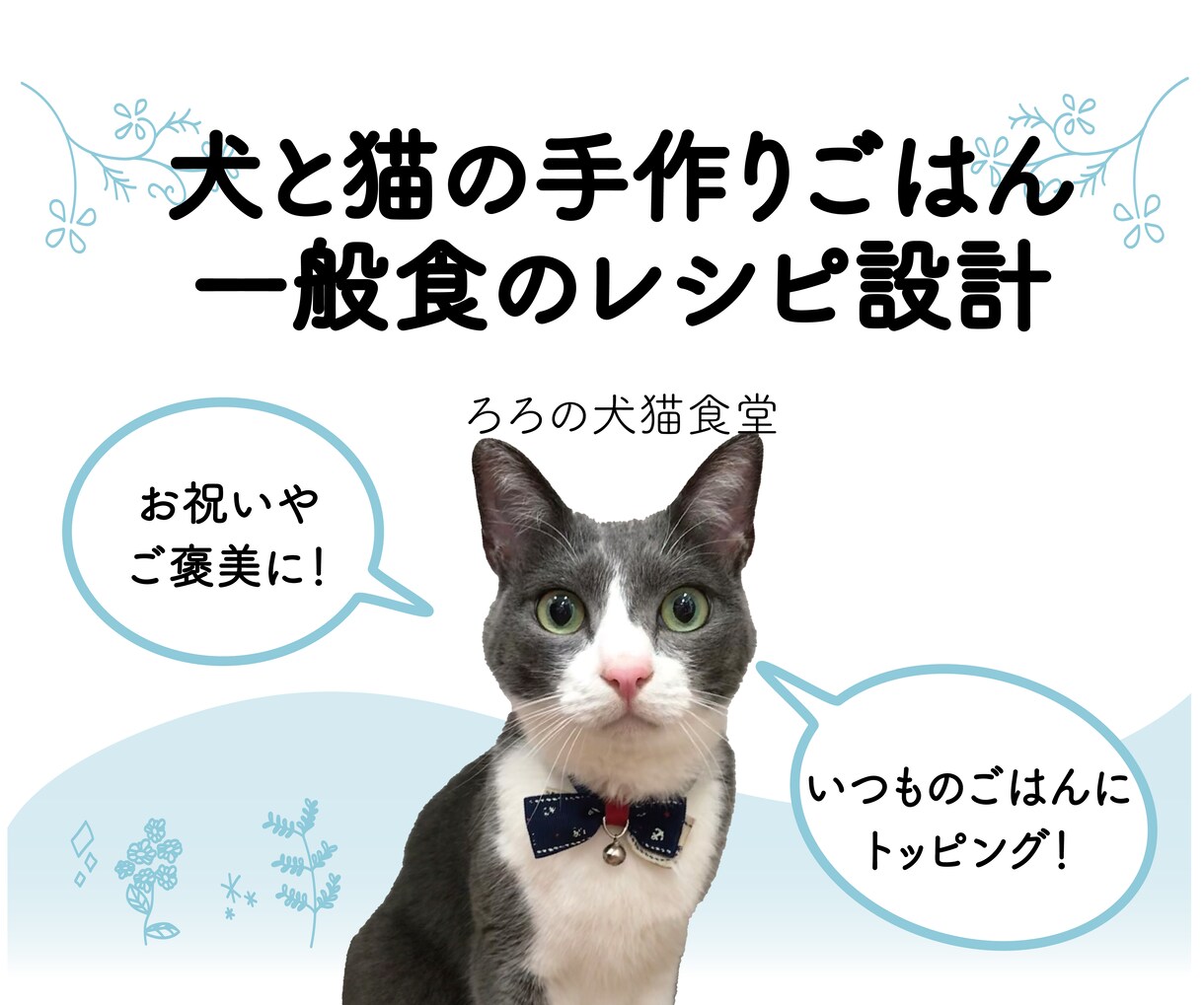 犬と猫の手作りレシピ(一般食)を作成いたします ペット栄養管理士兼獣医師による手作りレシピ作成サービスです イメージ1