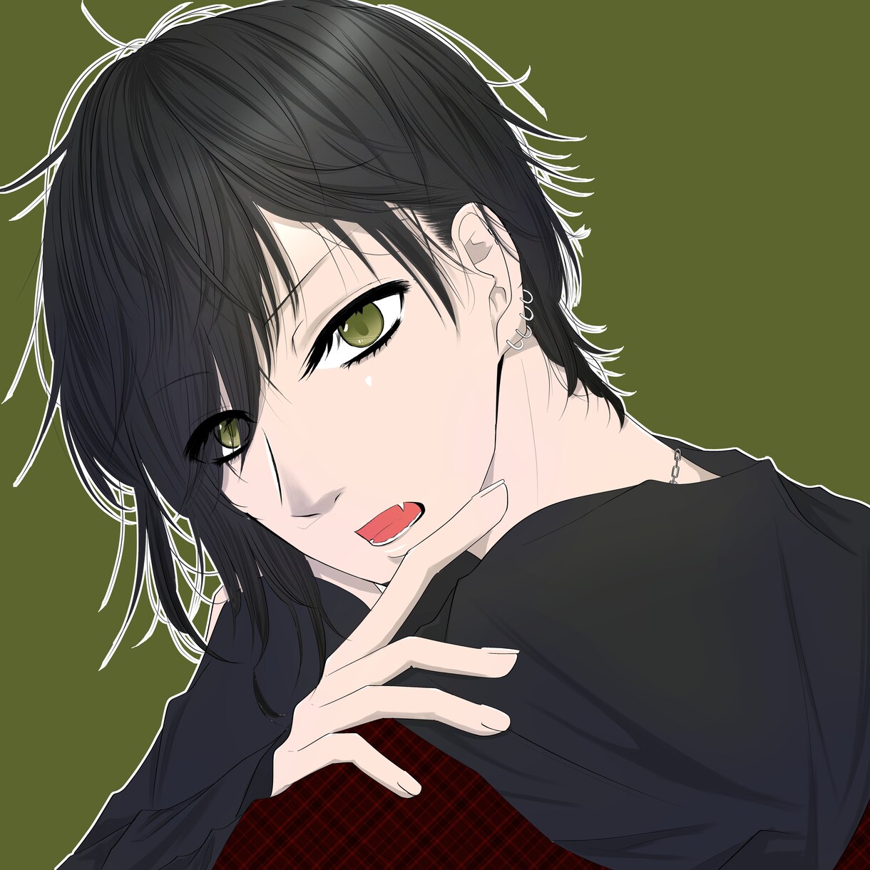 少女漫画風の絵柄で美麗アイコン作成します 華やかな絵柄で人目を引くあなただけのアイコンを制作します イメージ2