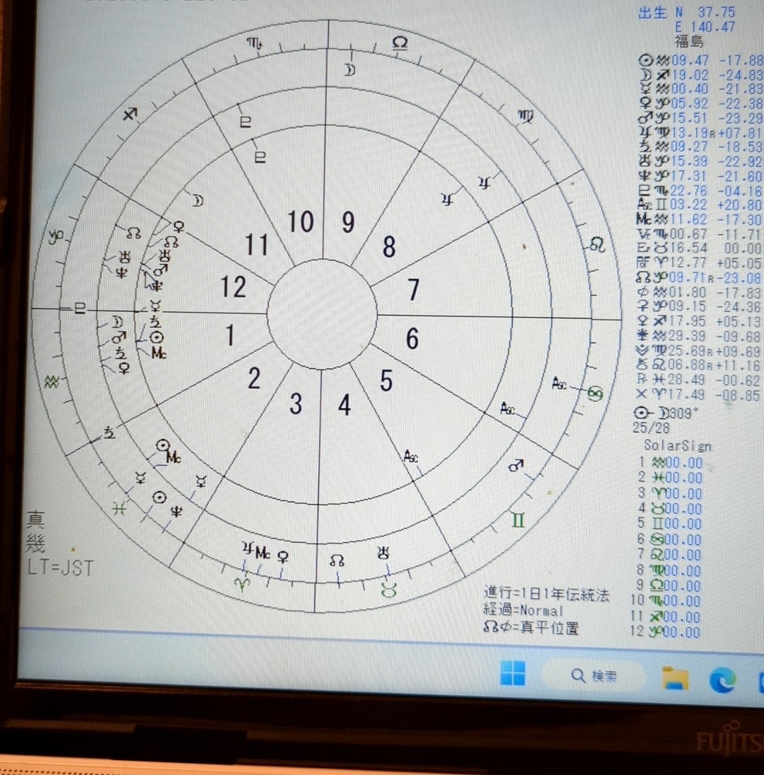 時期判断を含むホロスコープ占いします 自分を深く知ったり、時期的なものを知ることが出来ます イメージ2