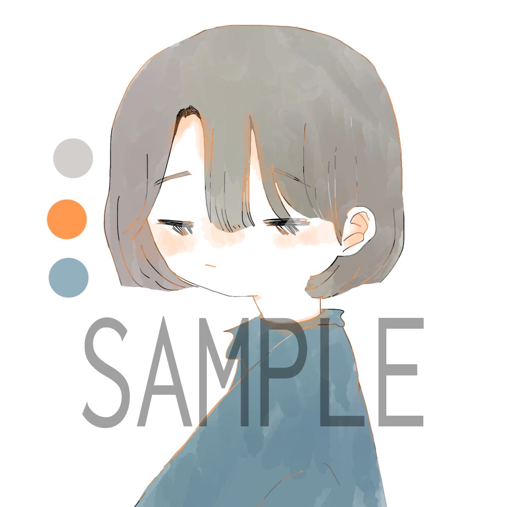 tasogare／イラスト作成承ります "黄昏"に"どこかポップ"をブレンドした雰囲気をお届けします イメージ2