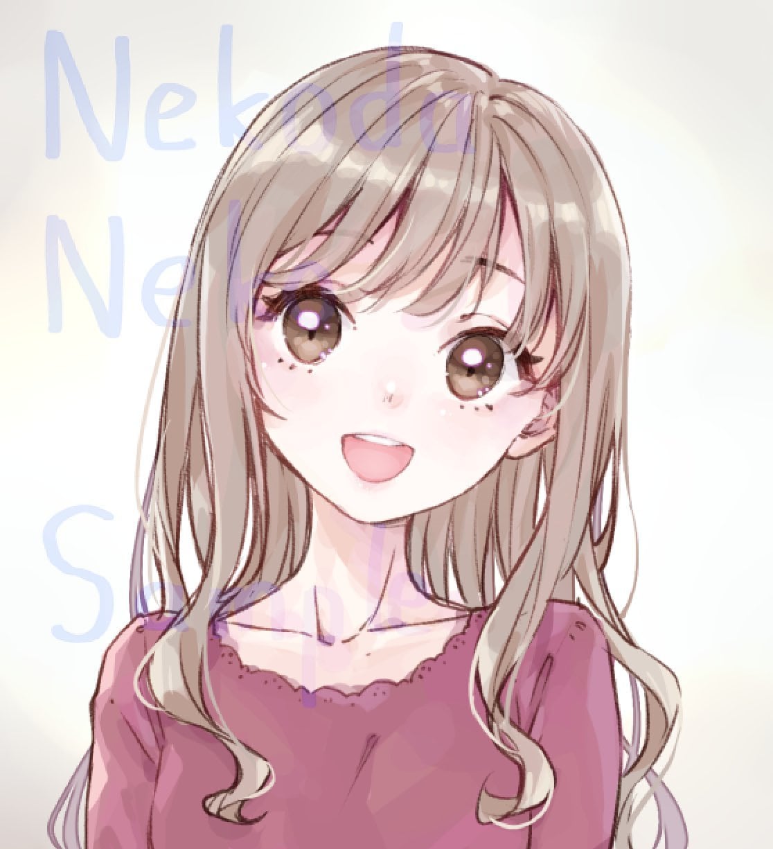 プロがラフなタッチでかわいいアイコンを作成します ふんわりとした透明感のあるクオリティの高い作品を制作します イメージ2