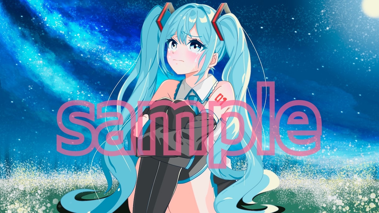 ボカロイラスト（MV用など）描きます 商用利用無料、早期納品、お手頃価格！ イメージ7