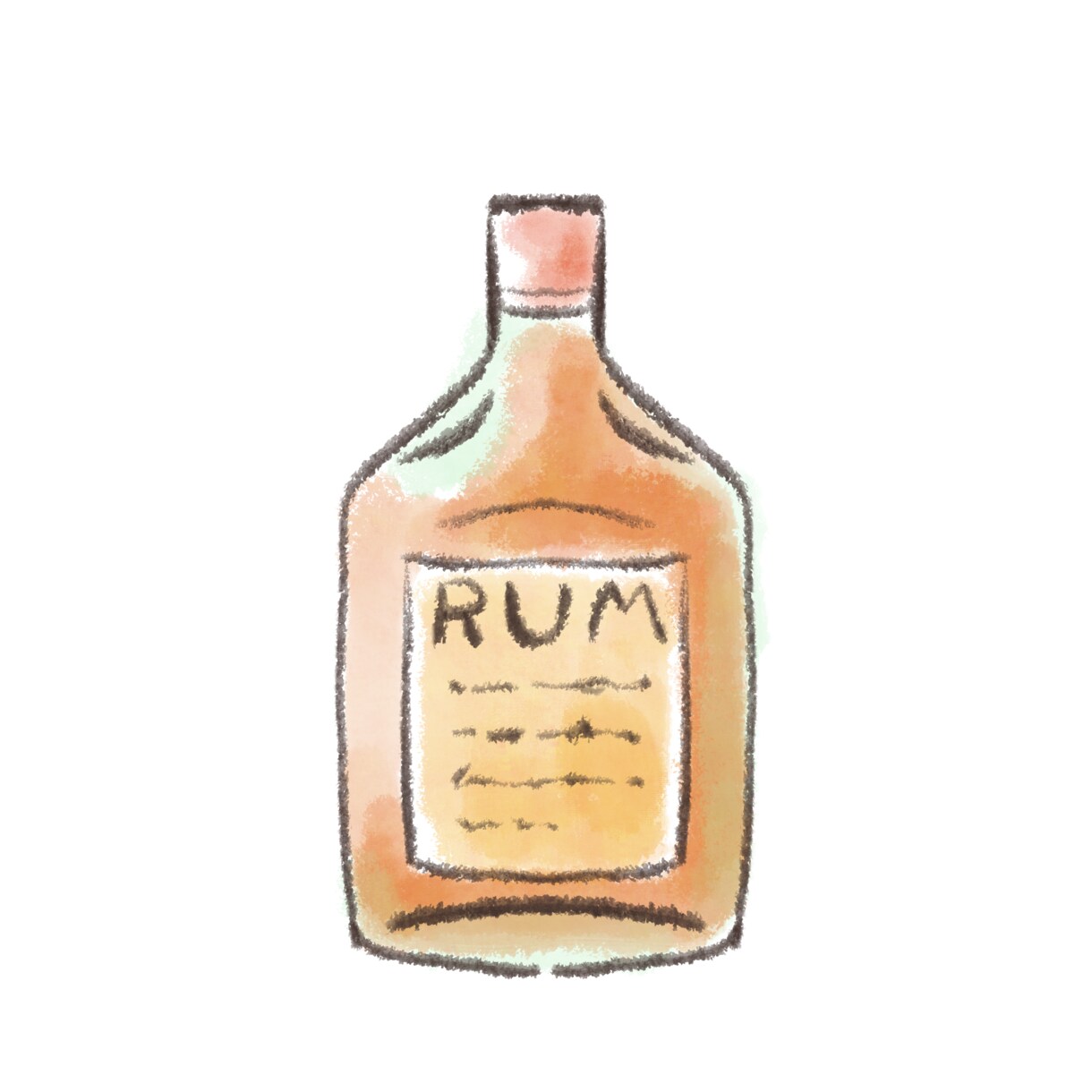 水彩タッチのイラスト素材を作成します 食べ物や動物などなど、手書きタッチの優しいイラストを作成 イメージ3