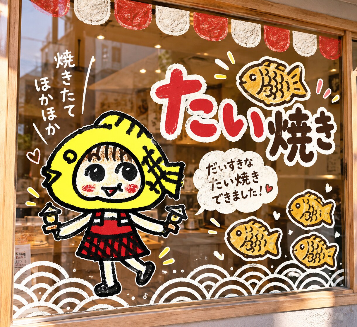 ウィンドウサインや看板デザインします 店舗の窓ガラス・看板デザインから印刷相談まで承ります イメージ4