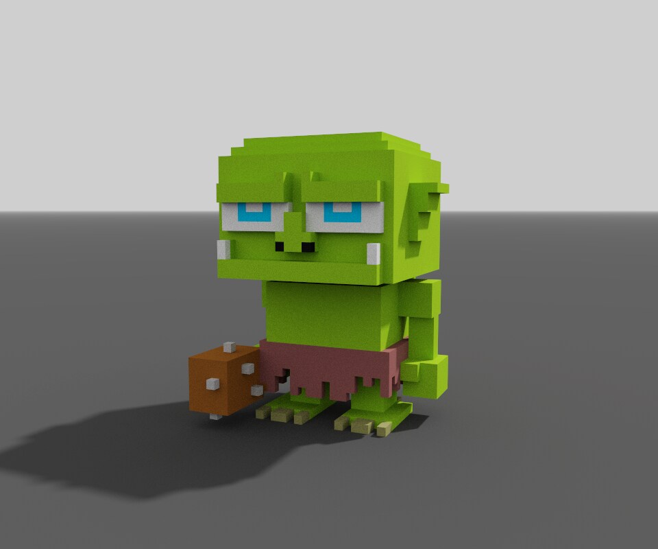 ボクセルアートで３DCGキャラクターを制作します ゲームの素材やNFTに！ボクセルアートキャラクター制作 イメージ5