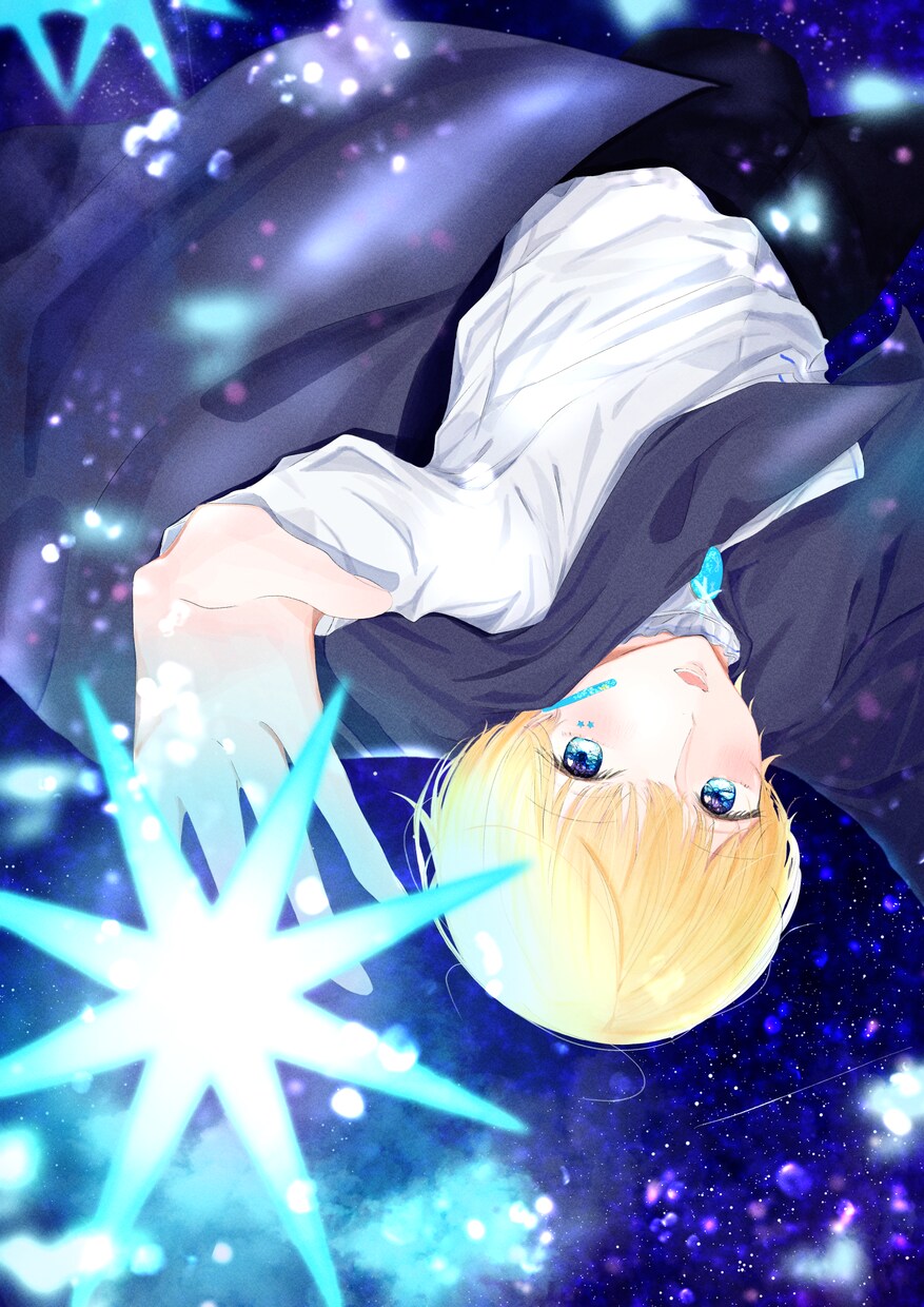 キラキラした人物のイラストを作成します 特に少年のイラストが得意です。女性もSNSにて実績有ります。 イメージ3