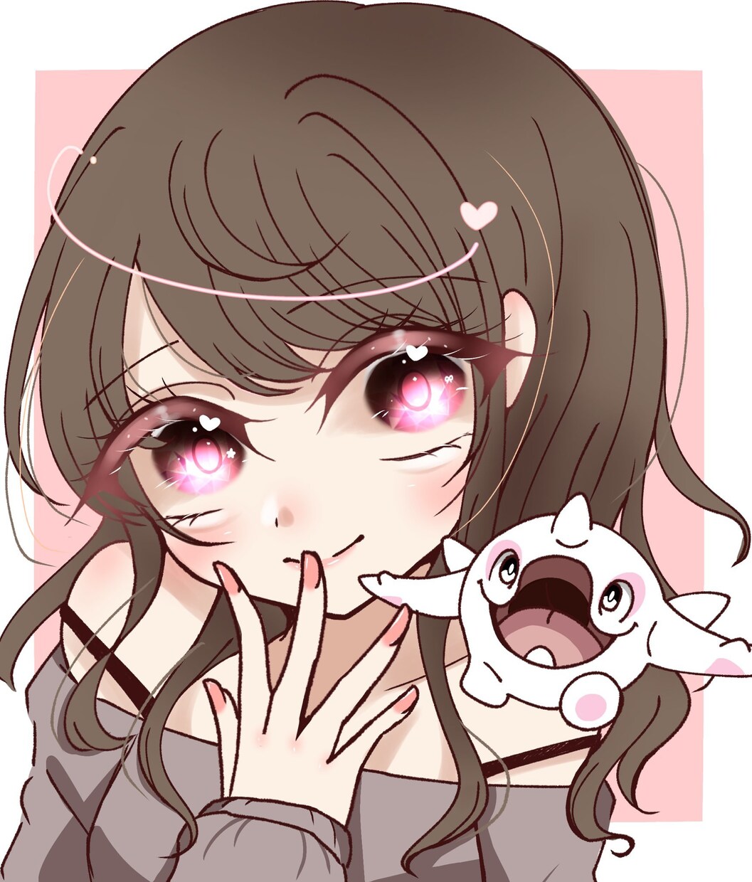 可愛い女の子のイラスト作成します キラキラでかわいいSNS映えする女の子を描きます！ イメージ8