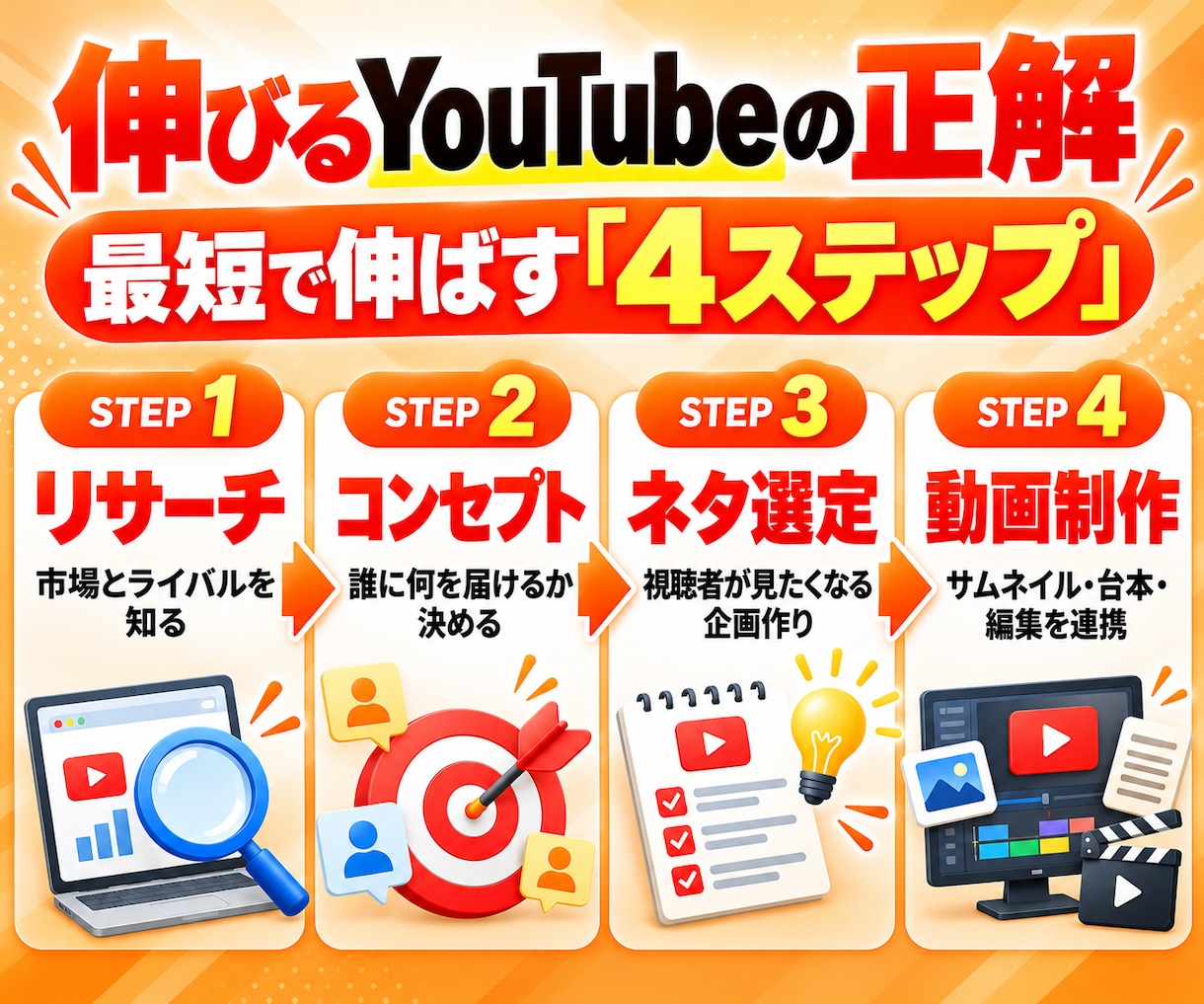 初心者でも簡単！YouTubeでの勝ち方を教えます 知識ゼロからYouTubeで伸びる秘訣を徹底解説！ イメージ4