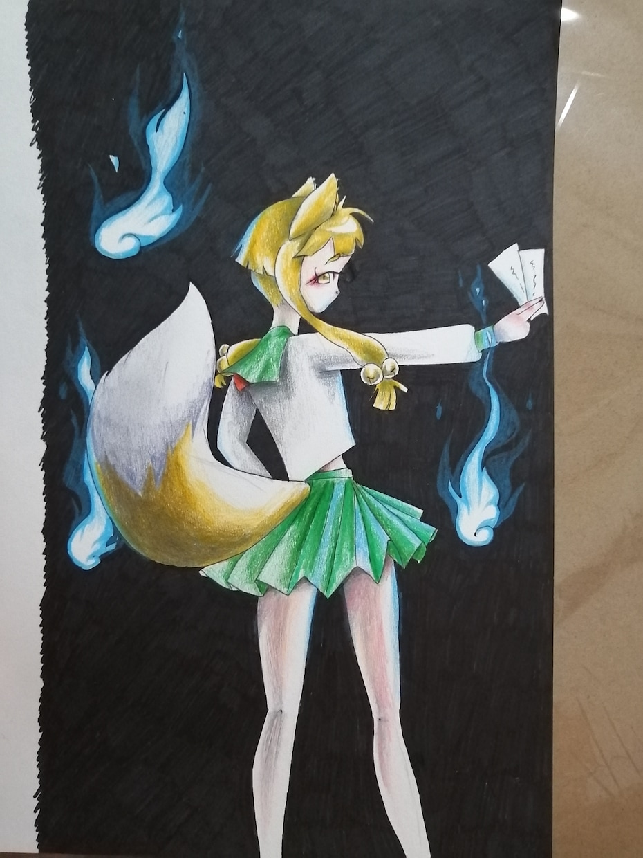 キャラクターやイラスト承ります 色鉛筆と画用紙で色んなジャンルを書きます。 イメージ6