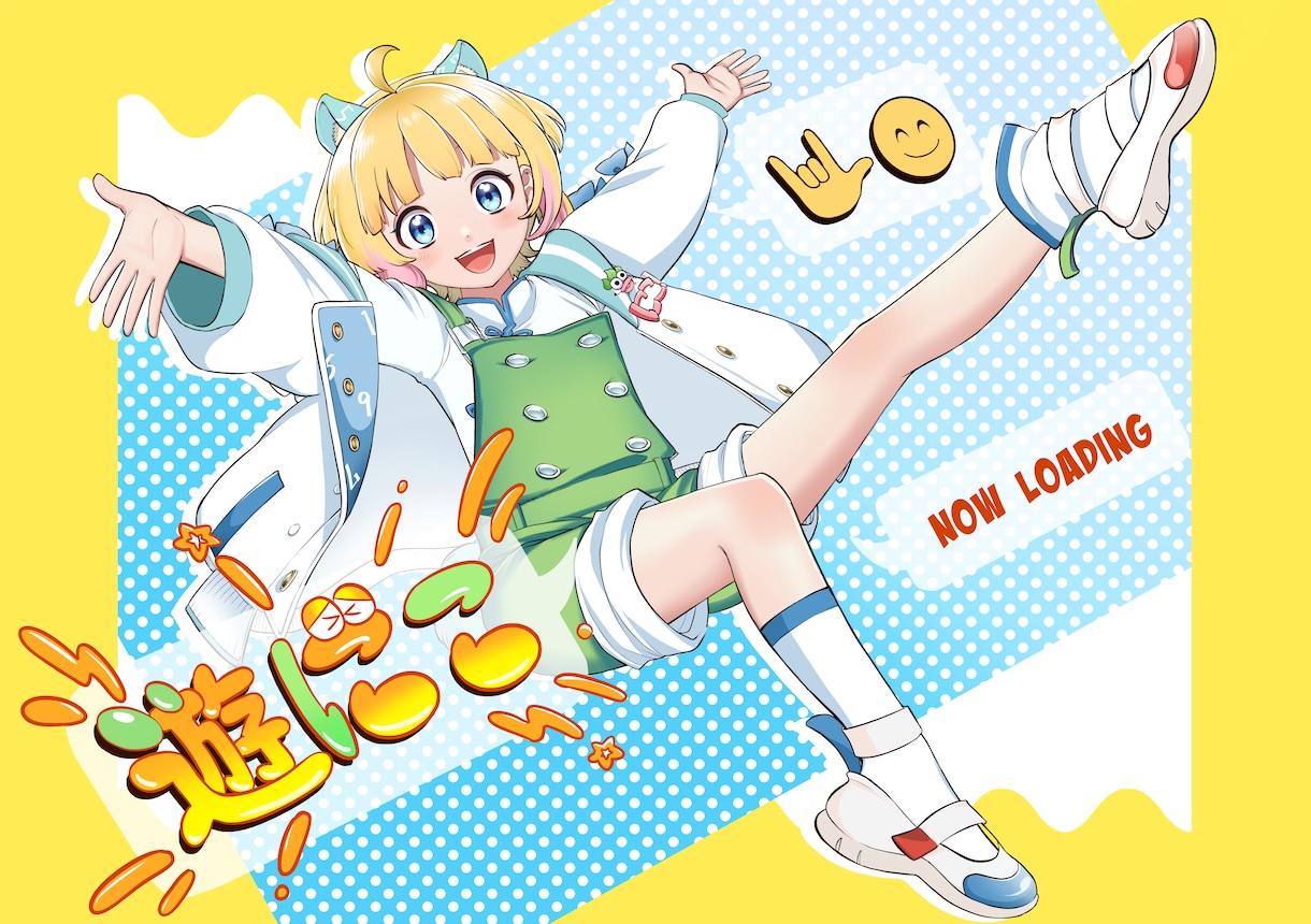 待機画面等、キャラクターアニメーションを制作します 一枚絵を動いているところが見たい方！ イメージ2